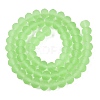 Transparent Glass Beads Strands EGLA-A044-T8mm-MD09-3