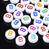 Initial Acrylic Beads OACR-E001-20B-1