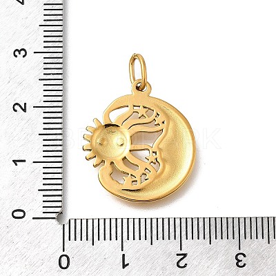 304 Stainless Steel Pendants STAS-R159-61G-03-1