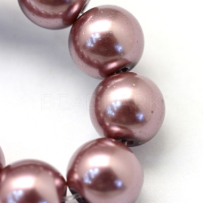 Baking Paint Glass Pearl Bead Strands HY-Q003-3mm-58-1