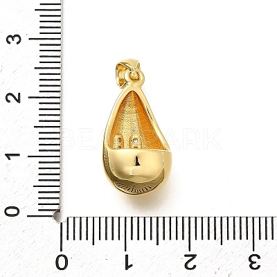 Rack Plating Brass Micro Pave Cubic Zirconia Pendants KK-L226-102G-U-1