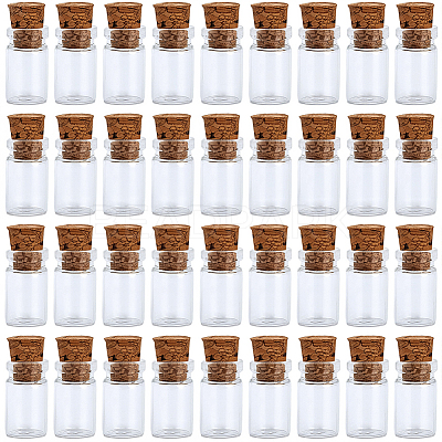 100Pcs Mini Tube Glass Wishing Bottles AJEW-CP0009-88-1