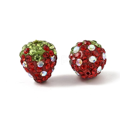 Clay Polymer Rhinestone Beads RB-A051-E06-1