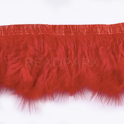 Turkey Feather Fringe Trimming FIND-T037-03G-1