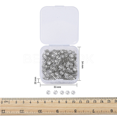 Multi-Petal Iron Bead Caps IFIN-YW0001-12P-1