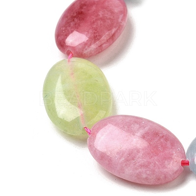 Natural Dyed Malaysia Jade Beads Strands G-B137-A01-01I-1