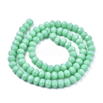 Opaque Solid Color Glass Beads Strands LS-EGLA-A034-P2mm-D14-1