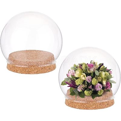 2 Sets High Borosilicate Glass Dome Cover DJEW-NB0001-19-1
