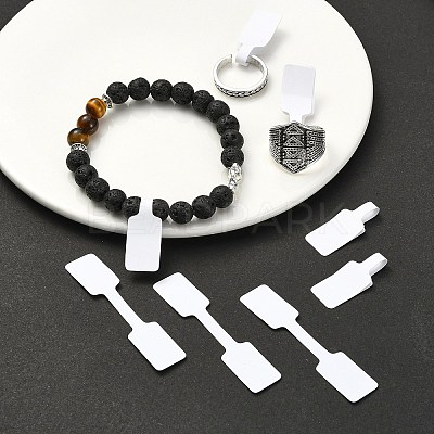 Rectangle Jewelry Display Sticker Self-adhesive Paper X-TOOL-WH0039-03-1