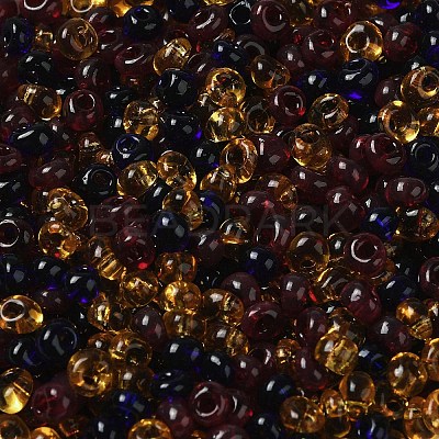 Transparent Colours Glass Seed Beads SEED-P006-02A-10-1