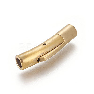304 Stainless Steel Bayonet Clasps STAS-I013-4mm-MG-1