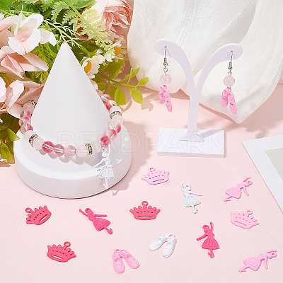 28Pcs 7 Styles Alloy Pendants FIND-SC0013-37-1