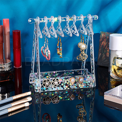 1 Set Transparent Acrylic Earring Display Stands EDIS-PH0001-31-1