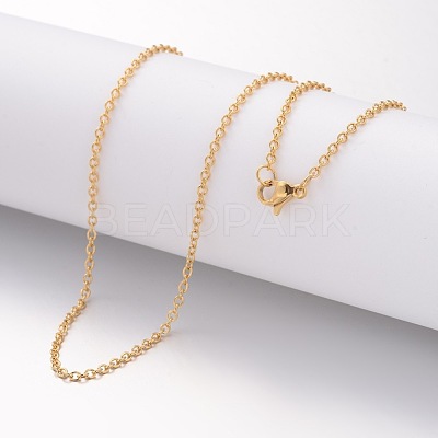 Ion Plating(IP) 304 Stainless Steel Necklace MAK-G004-04G-1