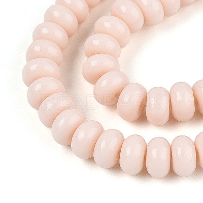 Opaque Spray Painted Glass Beads X-GLAA-ZX008-8mm-18H-1