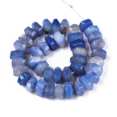 Natural Agate Beads Strands G-N356-01A-15-1