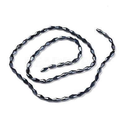 Opaque Glass Beads Strands GLAA-P001-03A-04-1