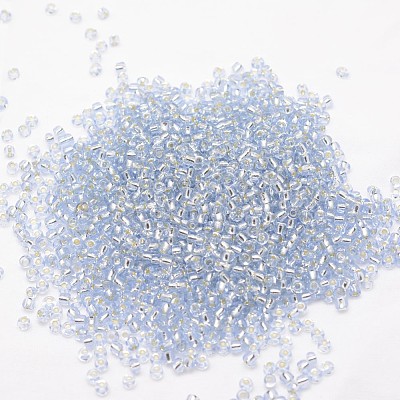 6/0 Transparent Glass Round Seed Beads SEED-J010-F6-32-1