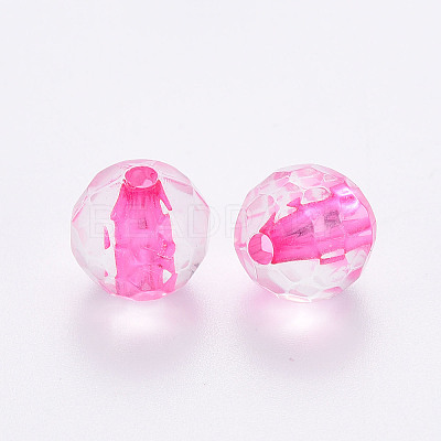 Transparent Acrylic Beads TACR-S154-11A-82-1