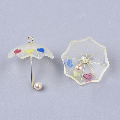 Printed Acrylic Pendants X-KY-S163-093B-02-1