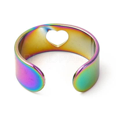 Ion Plating(IP) 201 Stainless Steel Ring LS-RJEW-E063-05M-1