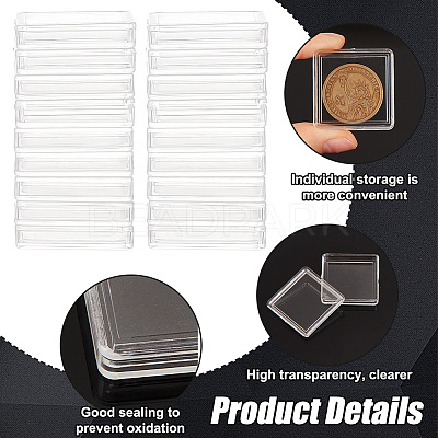 Square Acrylic Storage Boxes CON-WH0089-86-1