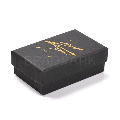 Hot Stamping Cardboard Jewelry Packaging Boxes CON-B007-01D-1