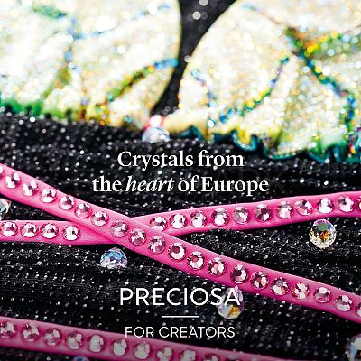 Preciosa® MAXIMA Crystal No Hotfix Flatback Stones Y-PRC-NSS8-33400-1