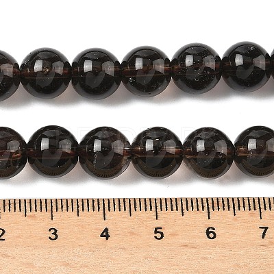 Natural Smoky Quartz Beads Strands G-C265-A01-10mm-01-1