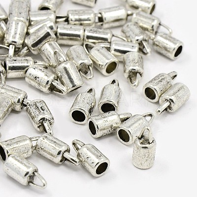 Tibetan Style Alloy Cord Ends LS-TIBEP-LF9369YKG-AS-LF-1