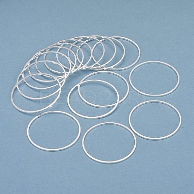 Brass Linking Rings KK-Y003-03J-S-1