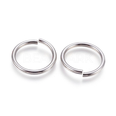 Tarnish Resistant 304 Stainless Steel Saw Cut Open Jump Rings STAS-P212-25P-08-1