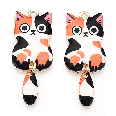 Alloy Enamel Pendants FIND-Q102-12F-1