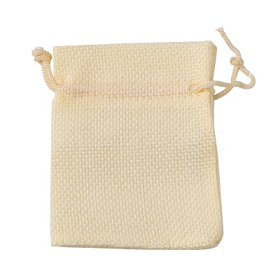 Burlap Packing Pouches Drawstring Bags ABAG-Q050-7x9-13-1