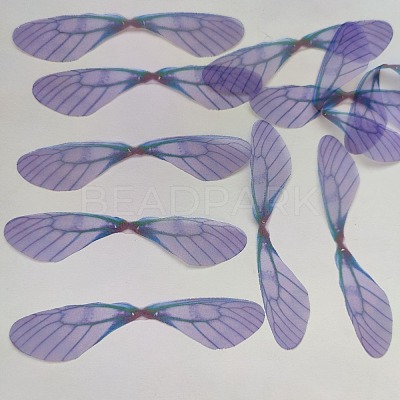 Atificial Craft Chiffon Butterfly Wing FIND-PW0001-029-A08-1