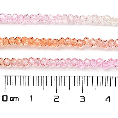 Transparent Painted Glass Beads Strands LS-DGLA-A034-T2mm-A20-1