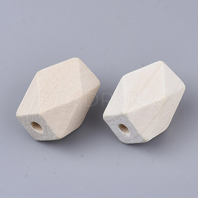 Unfinished Wood Beads WOOD-Q039-05D-1