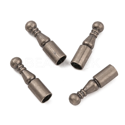 Alloy Cord Ends FIND-WH0146-32B-1