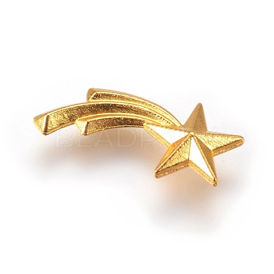 Zinc Alloy Cabochons PALLOY-WH0036-23G-1-1