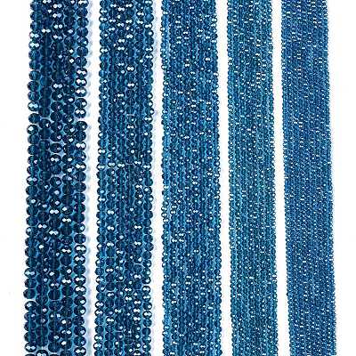 Electroplate Glass Beads Strands EGLA-A044-T3mm-A27-1