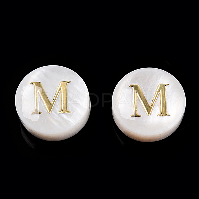 Natural Freshwater Shell Beads SHEL-N036-01M-1