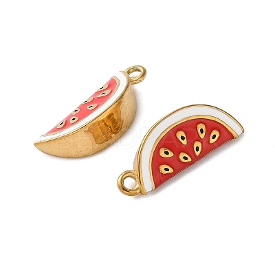 304 Stainless Steel Enamel Pendants LS-STAS-B100-06G-08-1