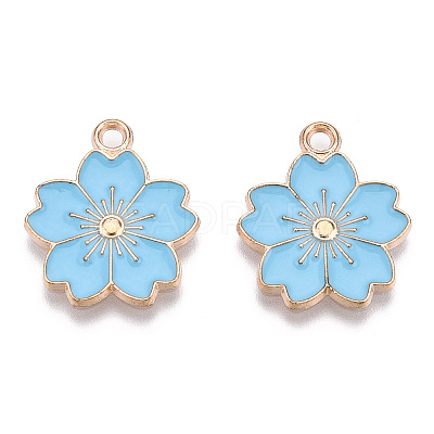 Alloy Enamel Pendants ENAM-S121-115C-1