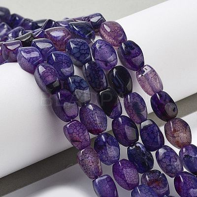 Natural Dragon Veins Agate Beads Strands G-G172-01N-1