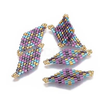 MIYUKI & TOHO Handmade Japanese Seed Beads Links SEED-E004-I25-1