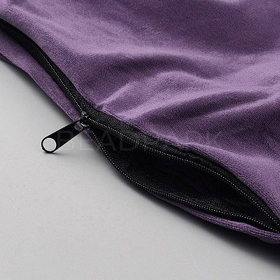 Velvet with Polyester Travel Pillowcase AJEW-WH20006-66C-1
