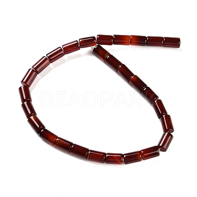 Natural Red Agate Beads Strands G-NH0019-A03-01-1