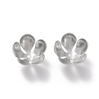 Non-Tarnish 304 Stainless Steel Bead Caps STAS-K194-14P-1