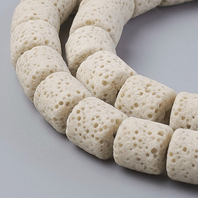 Natural Lava Rock Beads Strands G-F671-04A-02-1