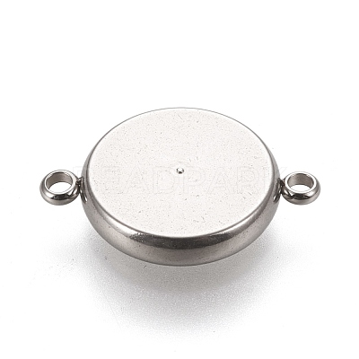 Tarnish Resistant 304 Stainless Steel Links Connectors Settings STAS-K202-02E-P-1